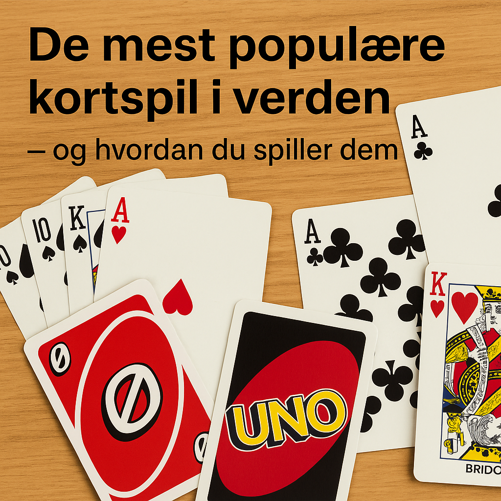 De mest populære kortspil i verden – og hvordan du spiller dem