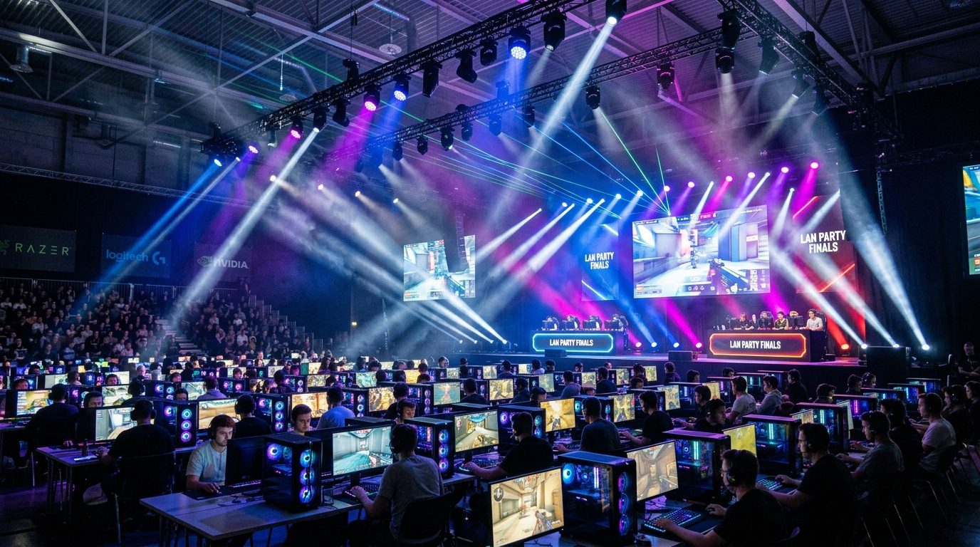 Sådan skaber du den perfekte belysning til dit LAN-party